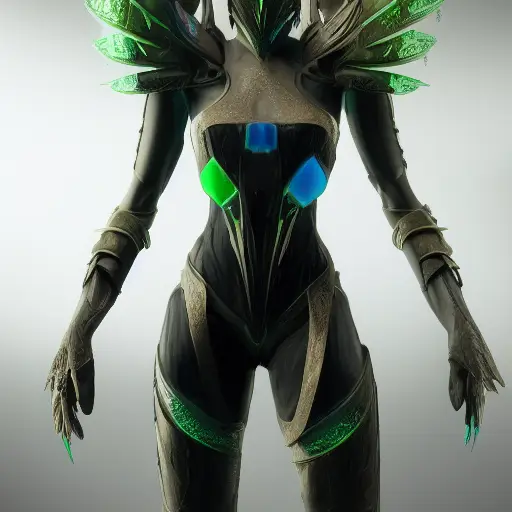 03594-441741158-titania waframe battle armor realistic, warframe tenno, photo anaglyph agtie, highly detailed, halo light, bokeh, vivid colors,.webp